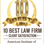 2018 - 10 Best Law Firm Client Satisfaction