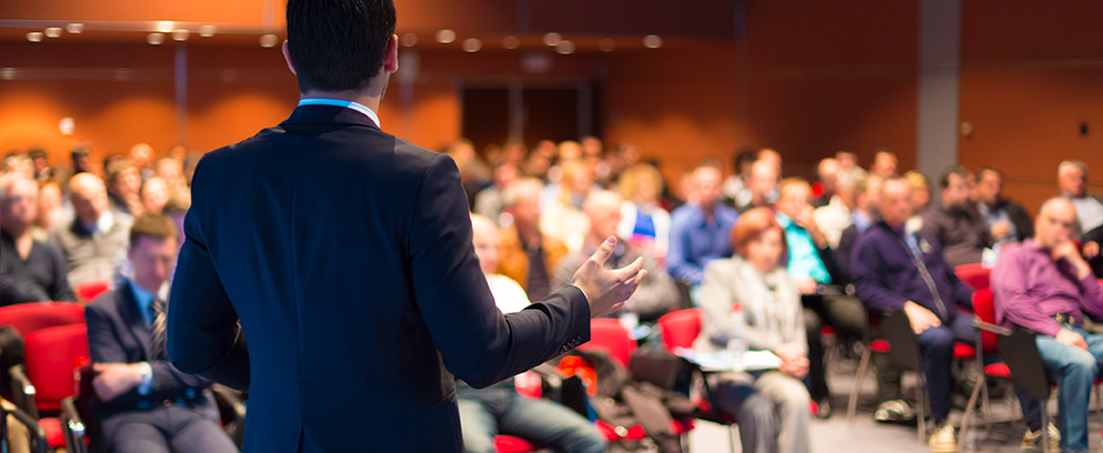 award winning attorney speaks at ceremony