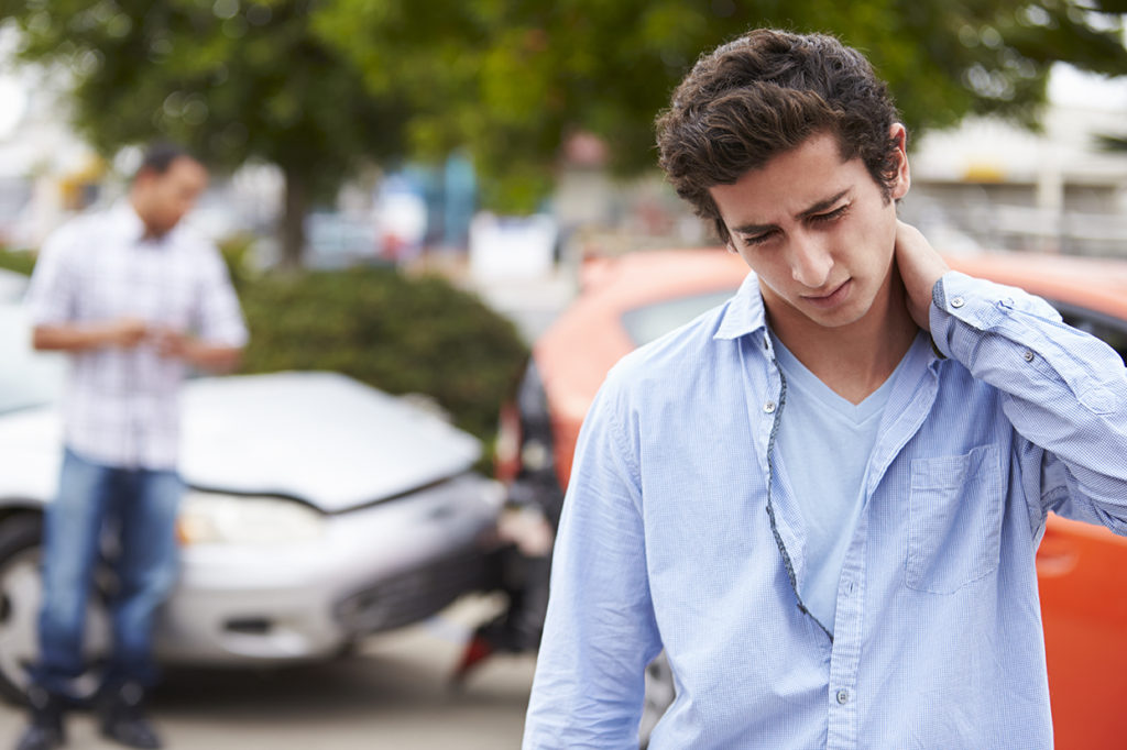 young male driver needs accident attorney