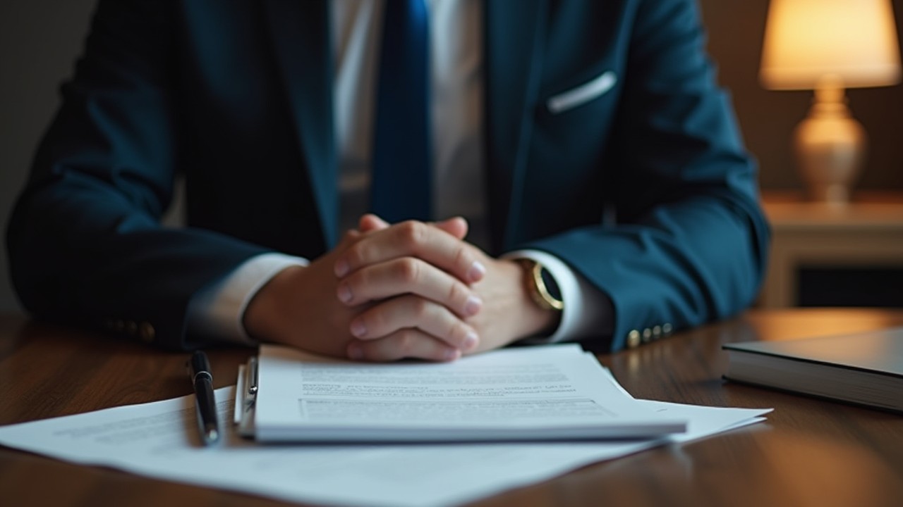 lawyer-desk-legal-documents-hands-folded