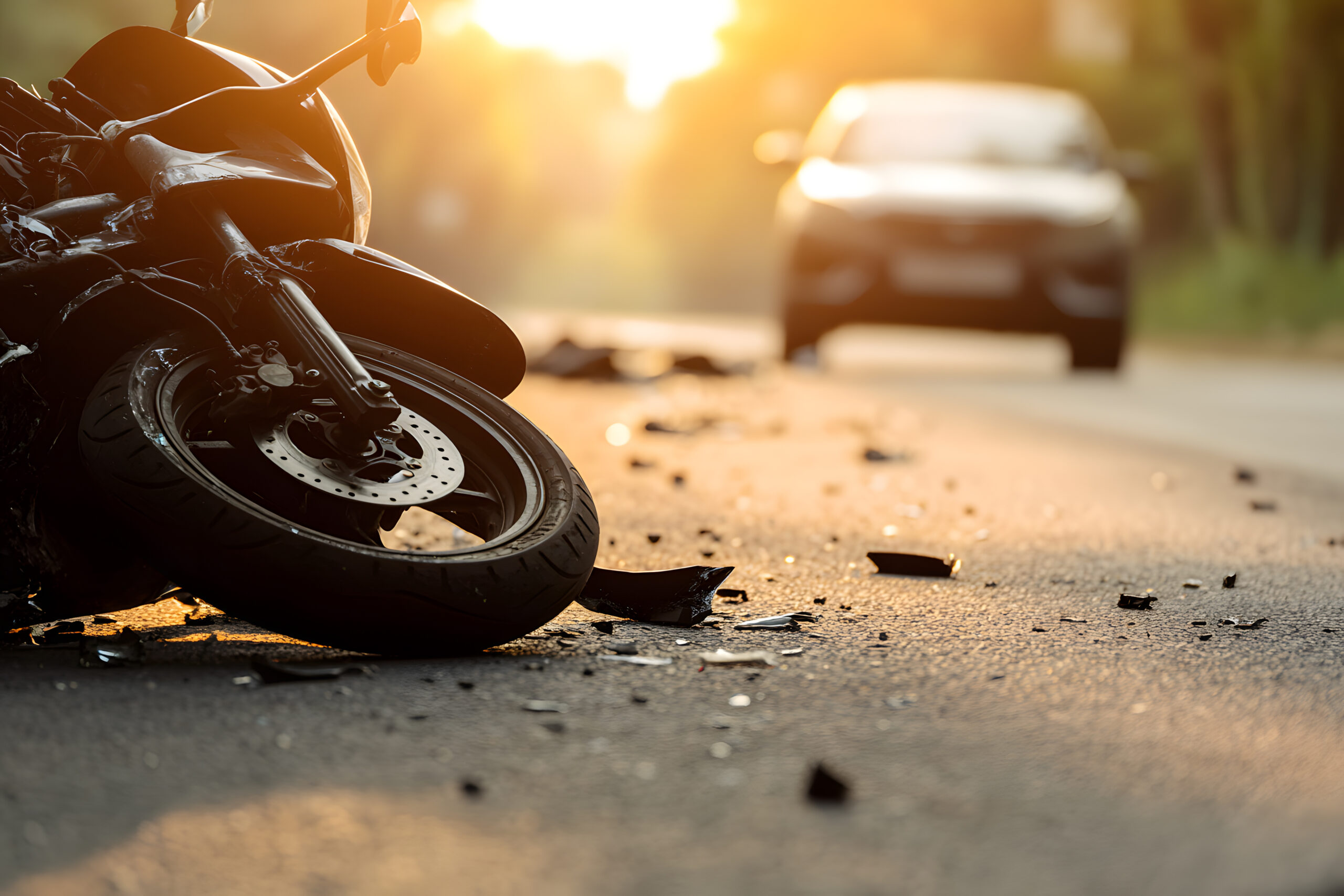 motorcycle-car-crash-road